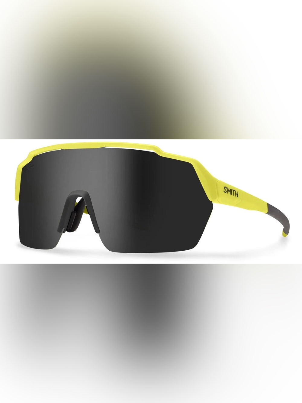 SMITH Optics Shift Split MAG Sunglasses Neon Yellow Frame ChromaPop Black Lens